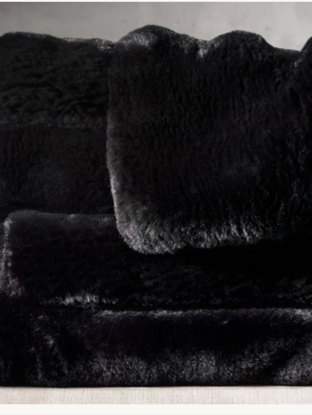 RH Lapin Ultra-Fine Faux Fur Throw